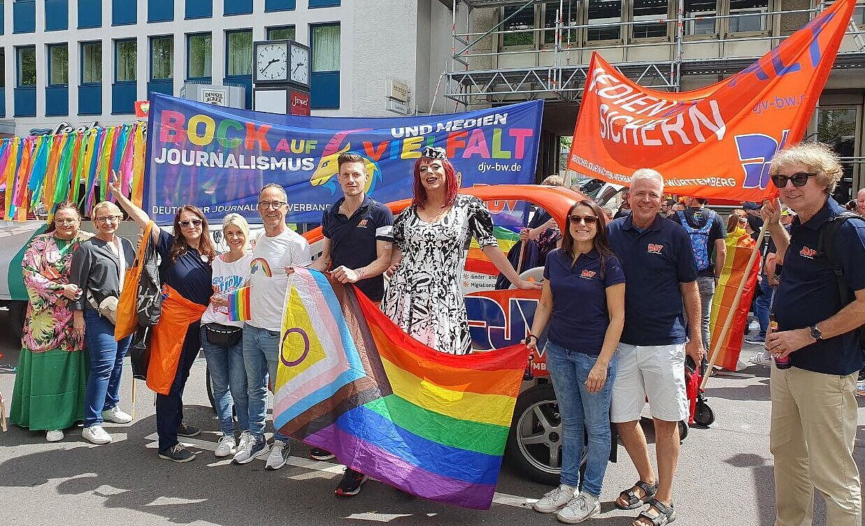 – DJV & Friends beim CSD Stuttgart 2023